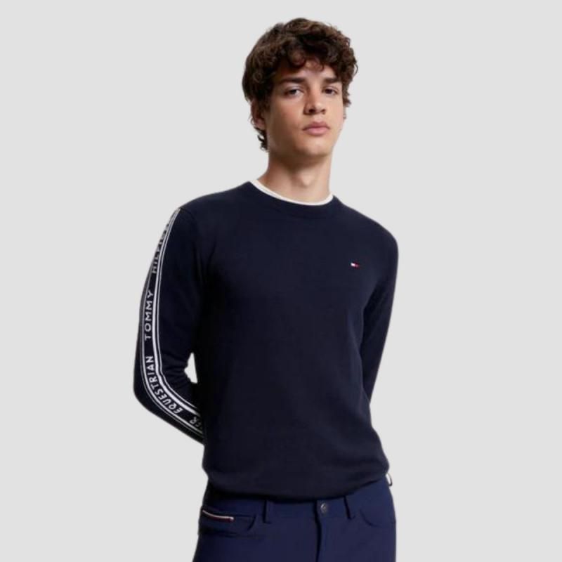 TOMMY HILFIGER Seattle Jacquard logo pullover